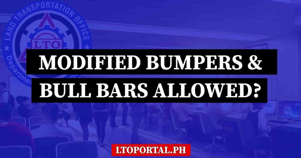 Are Modified Bumpers and Bull Bars Allowed