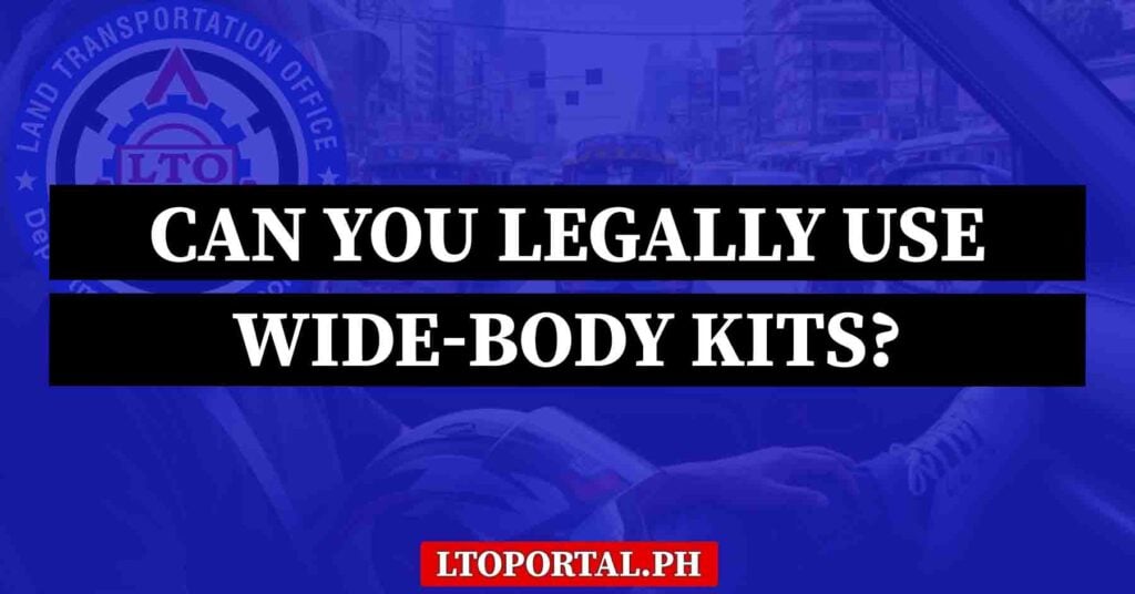 Can You Legally Use Wide-Body Kits  